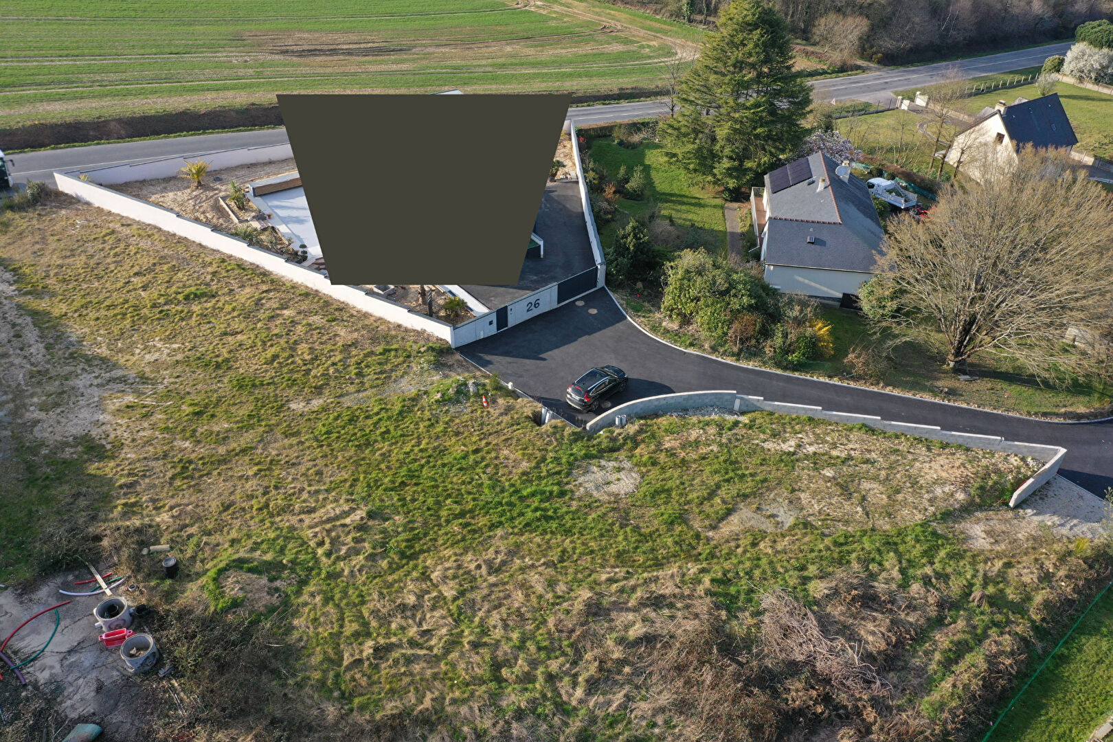 Terrain constructible Pont Réan 1169 m2