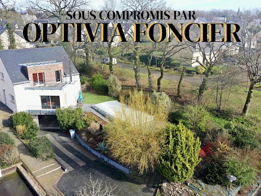 Maison d'architecture 151 m2 - 1005 m2 - Sous-sol + Garage (Situation idéale à LAILLE) - 1