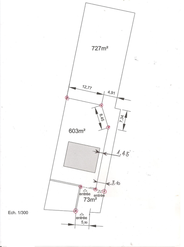 TERRAIN CENTRE BOURG A LAILLÉ 772 m2