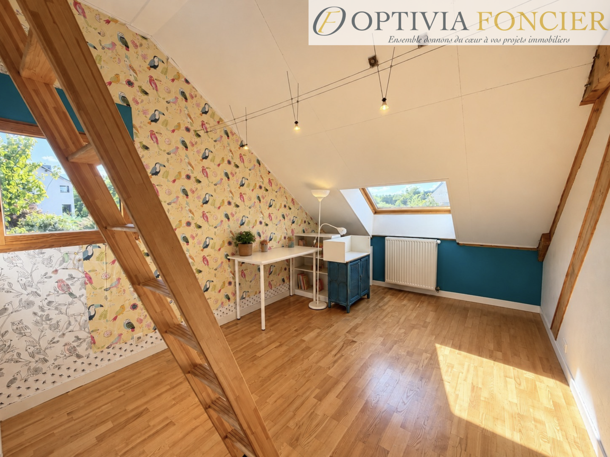 Maison d'architecte T8 ossature bois Pont-Réan 245 m2 - DPE C - Garage + cave