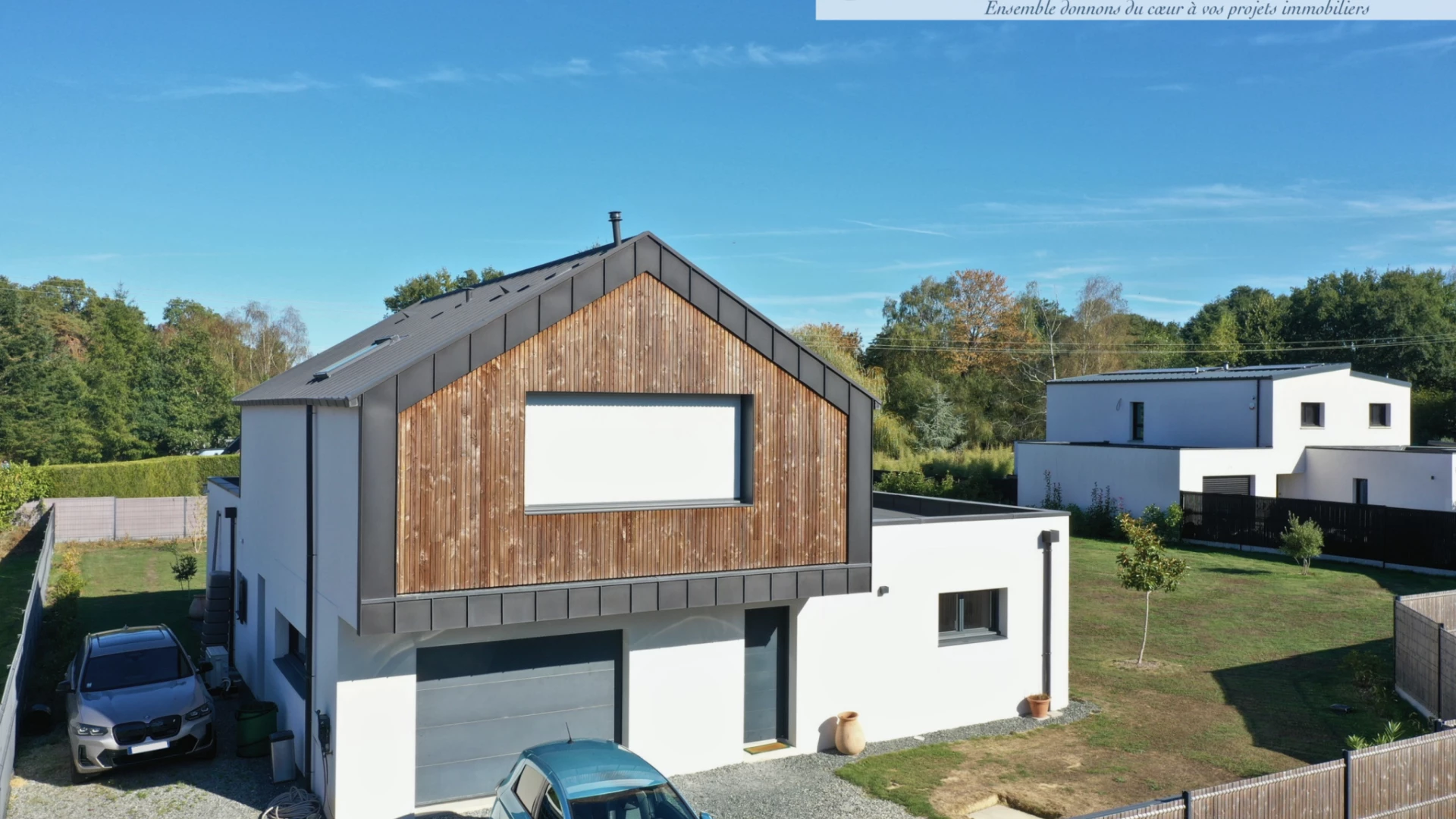 Maison d'architecte de 2023 de 160 m2 sur Guichen (Prestations haut de gamme)