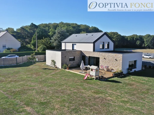 Maison d'architecte de 2023 de 160 m2 sur Guichen (Prestations haut de gamme)