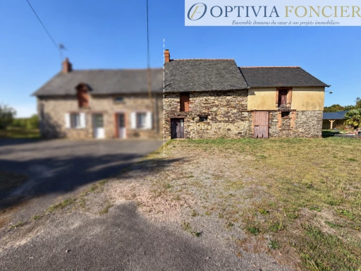 Longère en pierre d'environ 114 m2 à réhabiliter  sur Goven - 1576 m2 de terrain
