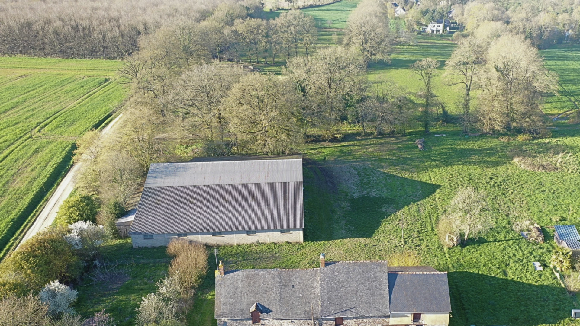 Longère à rénover - Potentiel 208 m2 - 2 650 m2 de terrain - Bel environnement